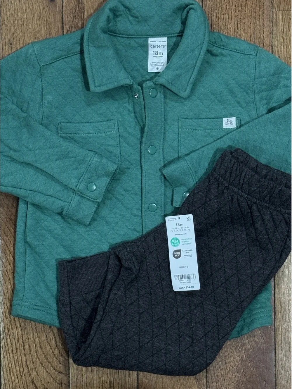 Carter's 2-Piece Quilted Jacket and Pants Set for Baby 18M